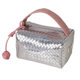 Japanese Seiko woven silver powder makeup bag wash 2025 new portable large capacity travel product storage bag