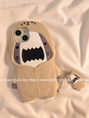 Apple, трехмерная толстовка, совместимая акула, iPhone 14, чехол для телефона, креативный силиконовый iPhone14 Pro, защитный чехол, 14promax, iphone, 13 шт, новая коллекция, 13promax