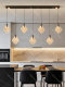 Light Luxury Crystal Dining Room Chandelier, Modern Minimalist Dining Room Lamp, Italian High-End Creative Art Dining Table Chandelier