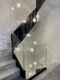 Villa Duplex Spiral Staircase Crystal Chandelier, Duplex Apartment Living Room, Exhibition Hall, Stairwell, Hotel Lobby Light