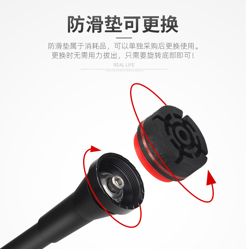 Le Laifu Imported Crutches with Solid Wood Handles, Aluminum Alloy, Portable, Non-Slip, Four-Legged Walking Stick, Stylish and Stable, Walking Stick for the Elderly