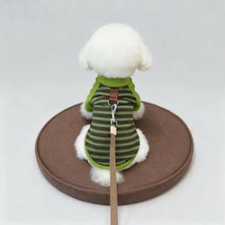 Pet Dog Spring and Autumn Clothes, Leash-Compatible Cute Sweatshirt for Small Dogs Like Teddy, Bichon, Pomeranian, and Cats, Spring and Autumn Wear