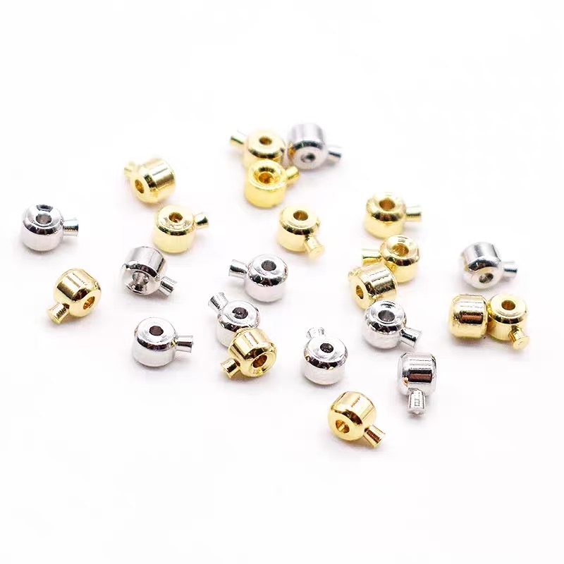 14k gold Japanese same style DIY hand-beaded fishing line wire wire advanced positioning bead hand necklace finishing accessories