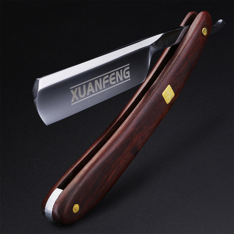 Xuanfeng High-Hardness 9Cr18 Steel Old-Fashioned Razor, Vintage Barber Shop Shaving Knife, Manual Shaving Razor for Grooming and Shaving Bald Heads