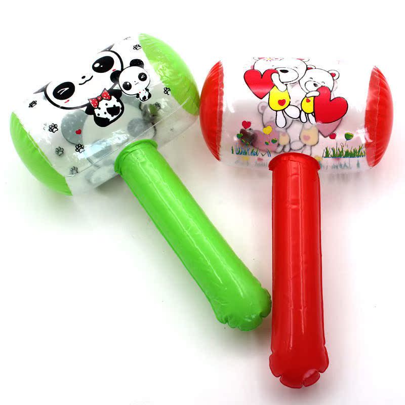 Cartoon inflatable hammer pvc hammer inflatable small inflatable toy children toy kindergarten gift prize