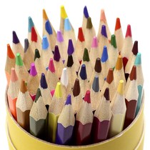 Small fish 48 color oily colored pencil water soluble Erasable pencil 24 36 color triangular color lead kindergarten