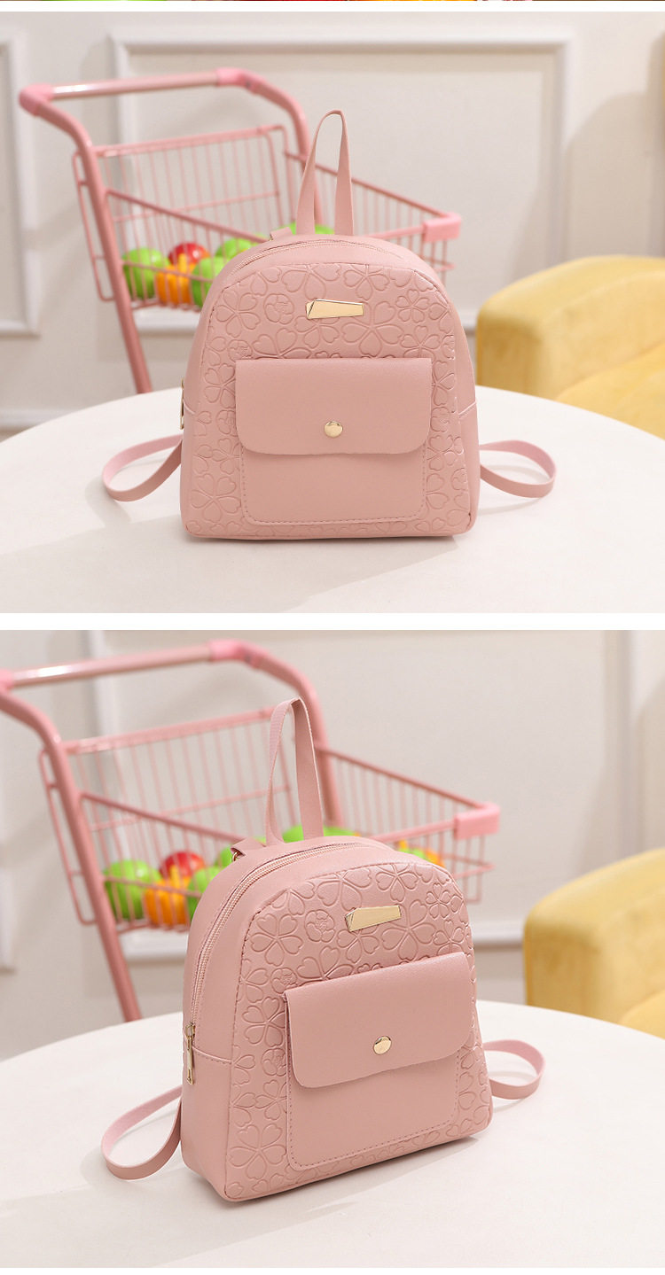 рюкзак None Other Mini Backpack Women PU Leather Shoulder Bag For Teenage Girl