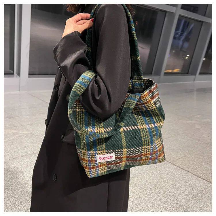 Седло мешок tote women's bag shoulder wool shopper bags for women large OTHER