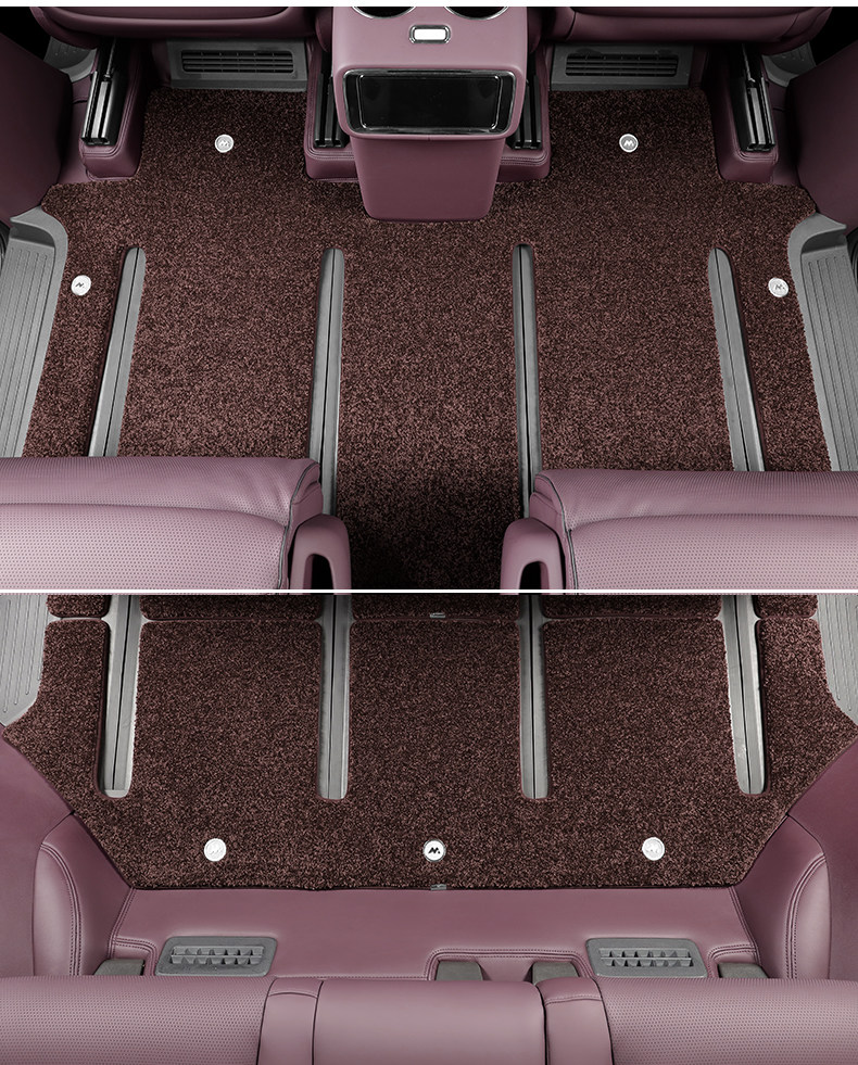 Suitable for Zhijie V9R7S7, original car color, custom-made 360-degree aviation soft Nappa leather full-cover car floor mats