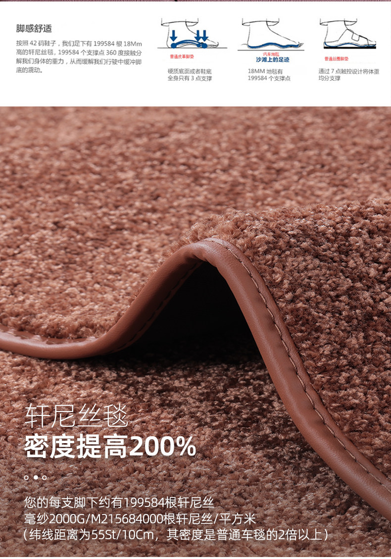 Suitable for Zhijie V9R7S7, original car color, custom-made 360-degree aviation soft Nappa leather full-cover car floor mats
