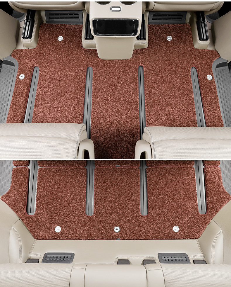 Suitable for Zhijie V9R7S7, original car color, custom-made 360-degree aviation soft Nappa leather full-cover car floor mats