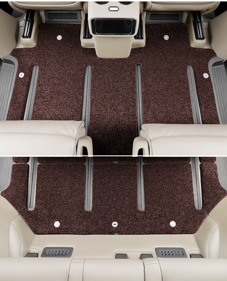 Suitable for Zhijie V9R7S7, original car color, custom-made 360-degree aviation soft Nappa leather full-cover car floor mats