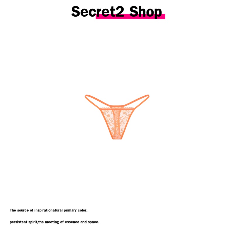 Secret2 Shop Orange Sexy Temptation Hot Lace Honey Buttocks Thin Hollow Breathable T-Shaped Thong Panties Secret2 Shop Orange Sexy Temptation Hot Lace Honey Buttocks Thin Hollow Breathable T-Shaped Thong Panties