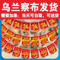 Ulanqab custom-made grand opening of Daji store flag-hanging scene layout anniversary decoration large poster