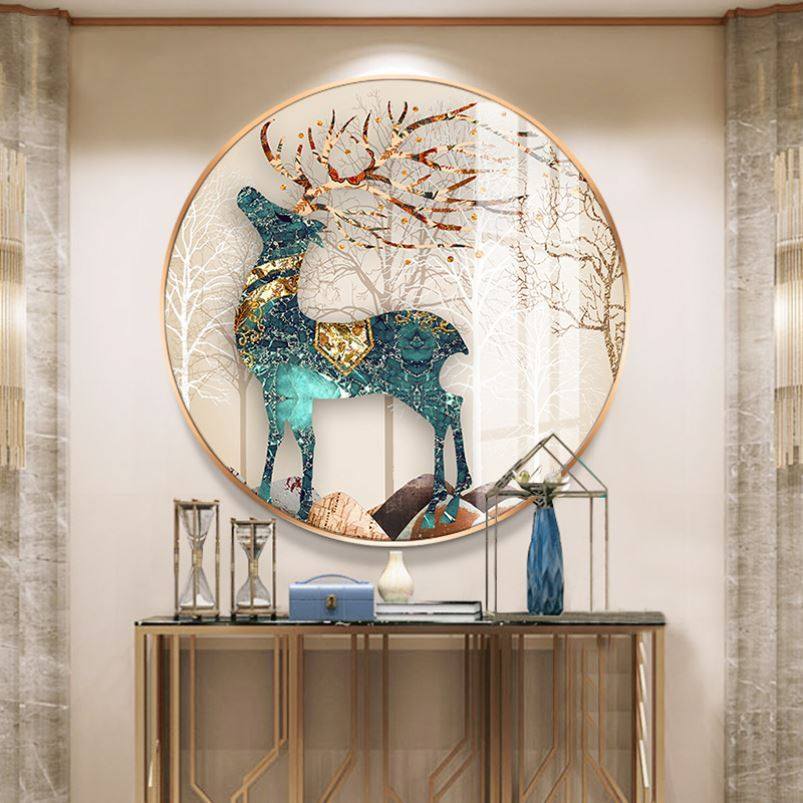 Sticky painting self-adhesive crystal cross stitch 2021 new 5D diamond painting full diamond living room crystal handmade DIY point