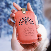 Korean Peacock Warmer Hand Warmer Leather Case Kerosene Catalyst Winter Cold Protection Gift Warm Baby Gift for Girls Customized