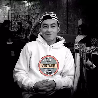 Hong Kong Chao brand Chen Guanxi Hong Kong style big size sweater men's hoodie pullover loose couple plus velvet trend long sleeve