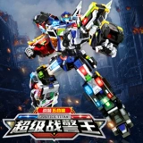 Мини -агенты 7 Самые сильные супер -мужские король мужчина Power Boy Special Attack Togration Toy Comboder Mecha