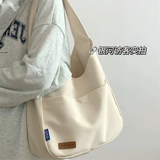 Брендовая дизайнерская универсальная барсетка, вместительная и большая сумка на одно плечо, тренд сезона, подходит для студента