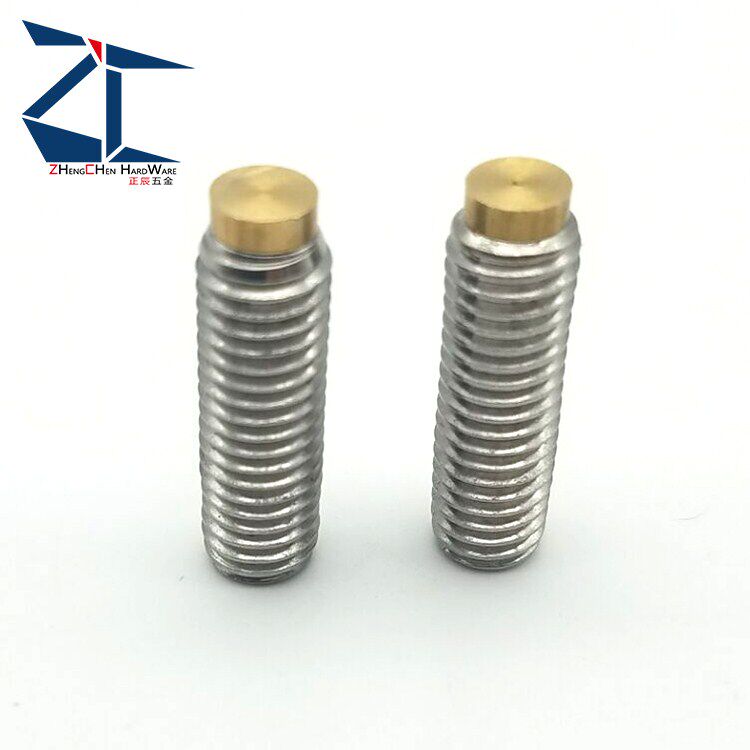 Stainless steel inner hexagonal stop bolt copper head tight SBCPS5-8