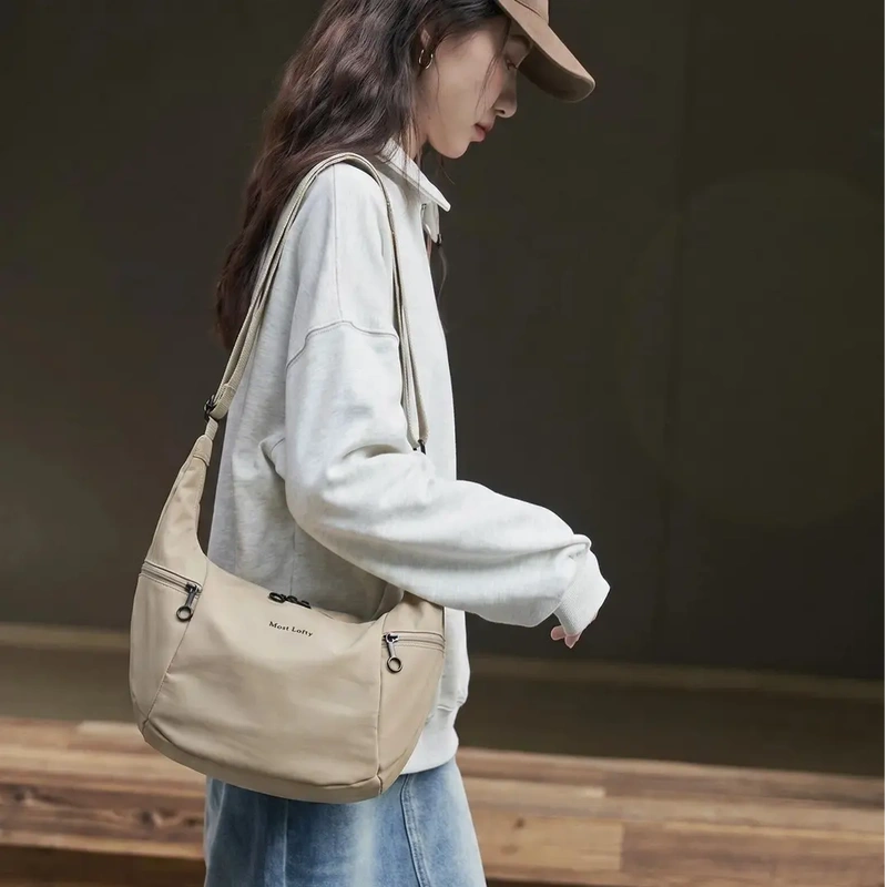 Lora2026 New Dumpling Bag, Early Morning Commute Bag, Japanese Crescent Bag, Croissant Bag, Single Shoulder Couple Style Crossbody Bag Lora2026 New Dumpling Bag, Early Morning Commute Bag, Japanese Crescent Bag, Croissant Bag, Single Shoulder Couple Style Crossbody Bag