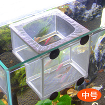 Fish tank hatching juvenile fish isolation net water isolation net breeding hatching box medium and large isolation box net breeding box