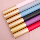 花汀 Корейская позолоченная бумага для упаковки цветов, двухсторонняя двухцветная бумага Ouya, водонепроницаемая цветочная бумага, упаковочный материал для букета