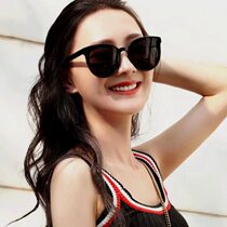 In Sunglasses female round face of Han Edition polarized sunglasses student new dy red bungling di male eye star same