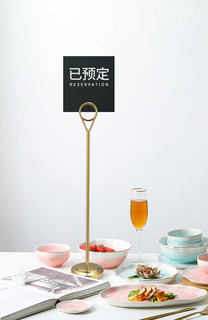 Stainless Steel Seat Card Holder, Round Table Number Plate Stand, Buffet Card Holder, Dining Table Card Display Stand, Wedding Number Holder