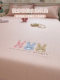 2026 New Cartoon Embroidered Ice Silk Cooling Mat Three-Piece Set, Foldable Summer Mat, Fitted Sheet Style Air Conditioning Mat