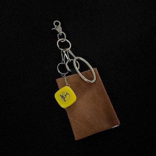 [Soul Collision] Ironworth Original Magnetic Coin Purse Keychain Pendant Metal Oval Tape Measure Multi-Function