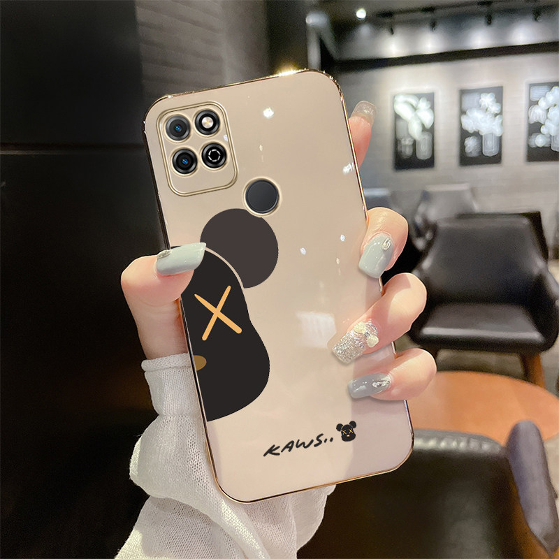 Suitable for Huawei Honor Play5T mobile phone protection shell Honor piay5t vitality version net red electroplating softshell silicone gel male and female new tide-proof protective sleeve lovers full bag anti-fall brief