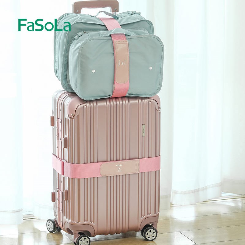 Travel suitcase strap password box cross one word packing belt travel trolley box consignment reinforced elastic rope