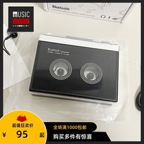 (new) original fit BLUCK-K6 stereo drive with body listening to nostalgic retro Bluetooth radio player