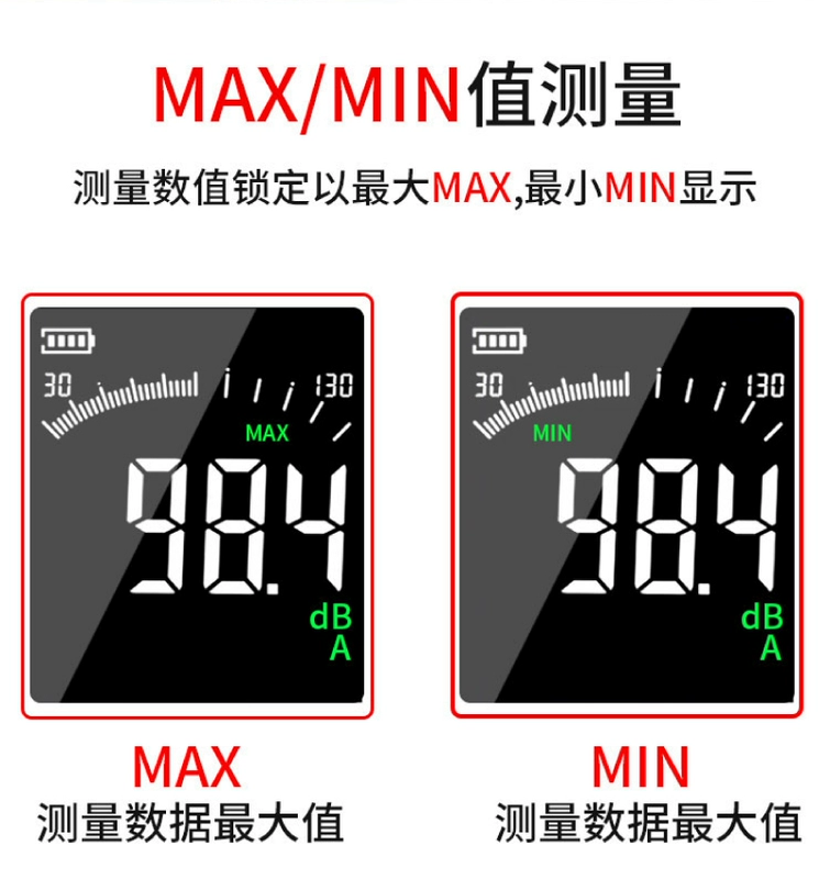 Xima AS834 +/824 decibel máy đo tiếng ồn máy đo âm thanh máy dò mức âm thanh máy đo tiếng ồn hộ gia đình máy đo tiếng ồn dụng cụ đo tiếng ồn