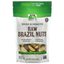 Now Food Brazil Nuts Brazil Nut Kernel Abalone Fruit Desert Fruit Contains Selenium and Magnesium 340g