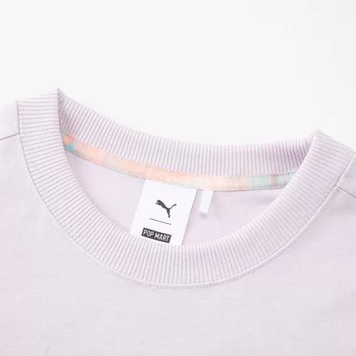 Puma Puma Women Pop Mart совместно свободный короткий короткий рукав Skullpanda 534703