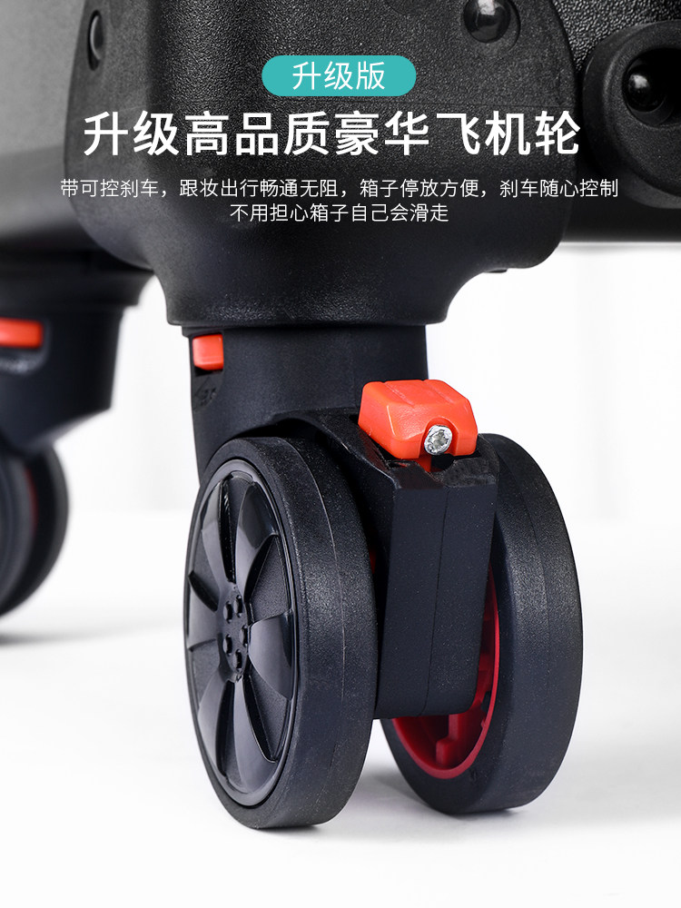 Edgar Hardware Trolley Tool Box Detachable Multi-Layer Aluminum Alloy Wheeled Storage Box for Electricians and Carpenters