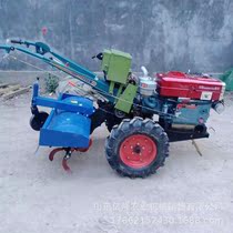 Electric start walking tractor Hand-held trenching ridge backfill machine Mountain hilly hand-held arable land machine