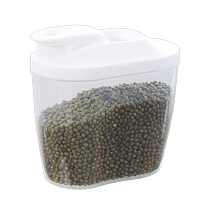 Transparent grain sealed jar kitchen moisture-proof and insect-proof storage box with lid food grade large capacity Huanghe 1117