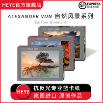 HYEE Natural Scenery Series German Import Puzzle 1000 pieces Puzzle Toy Polar Light Penguin Dunes dunes