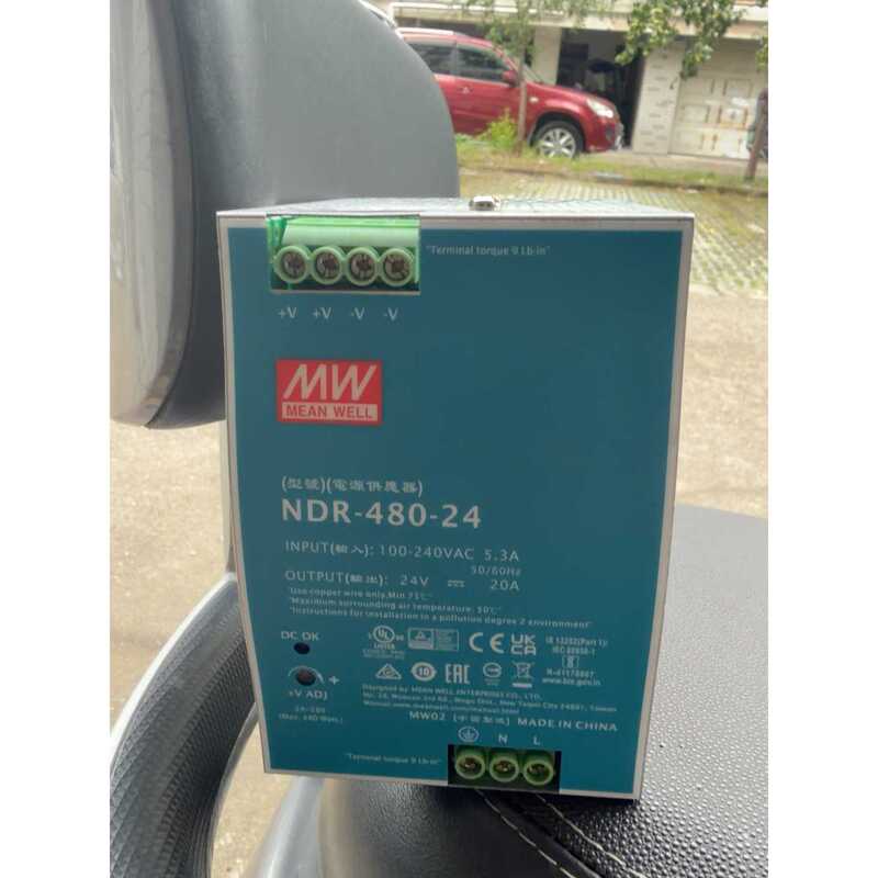 Negotiable Price~ Mean Well Ndr-480-24 Switching Power Supply 24V 20A 480W Negotiable Price~ Mean Well Ndr-480-24 Switching Power Supply 24V 20A 480W