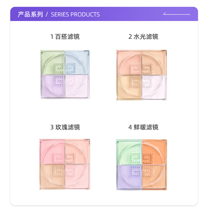 双十一预售 GIVENCHY 纪梵希 轻盈无痕四色散粉 12g 凑单折后￥179.78包邮包税（需50元定金）