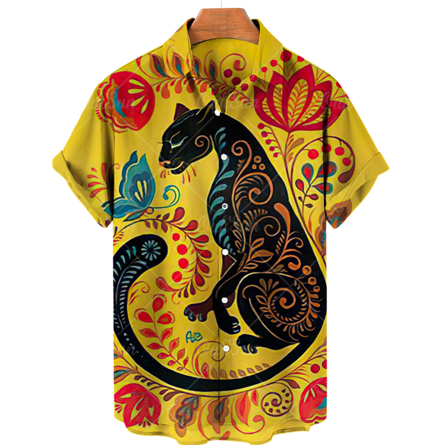 Summer Hawaiian Shirt Men 3d Animal Print Shirt Men Custom Shirts