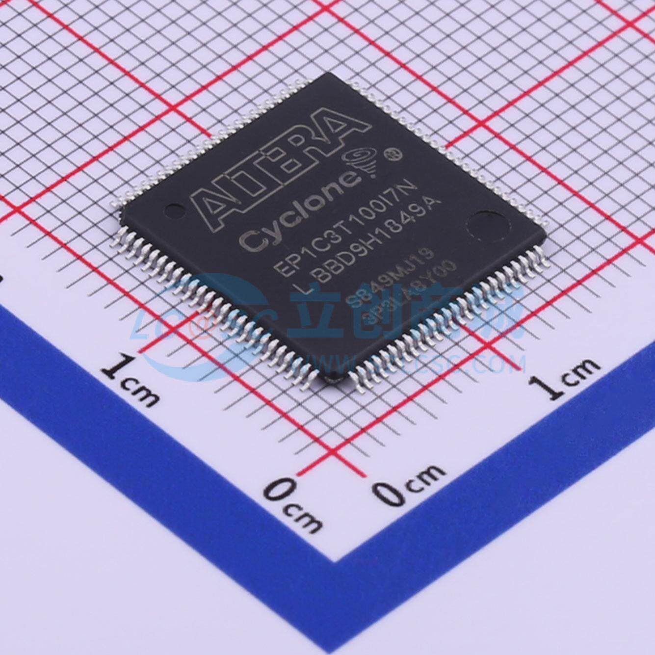 可编程逻辑器件(CPLD/FPGA) EP1C3T100I7N TQFP-100(14x14) 原装