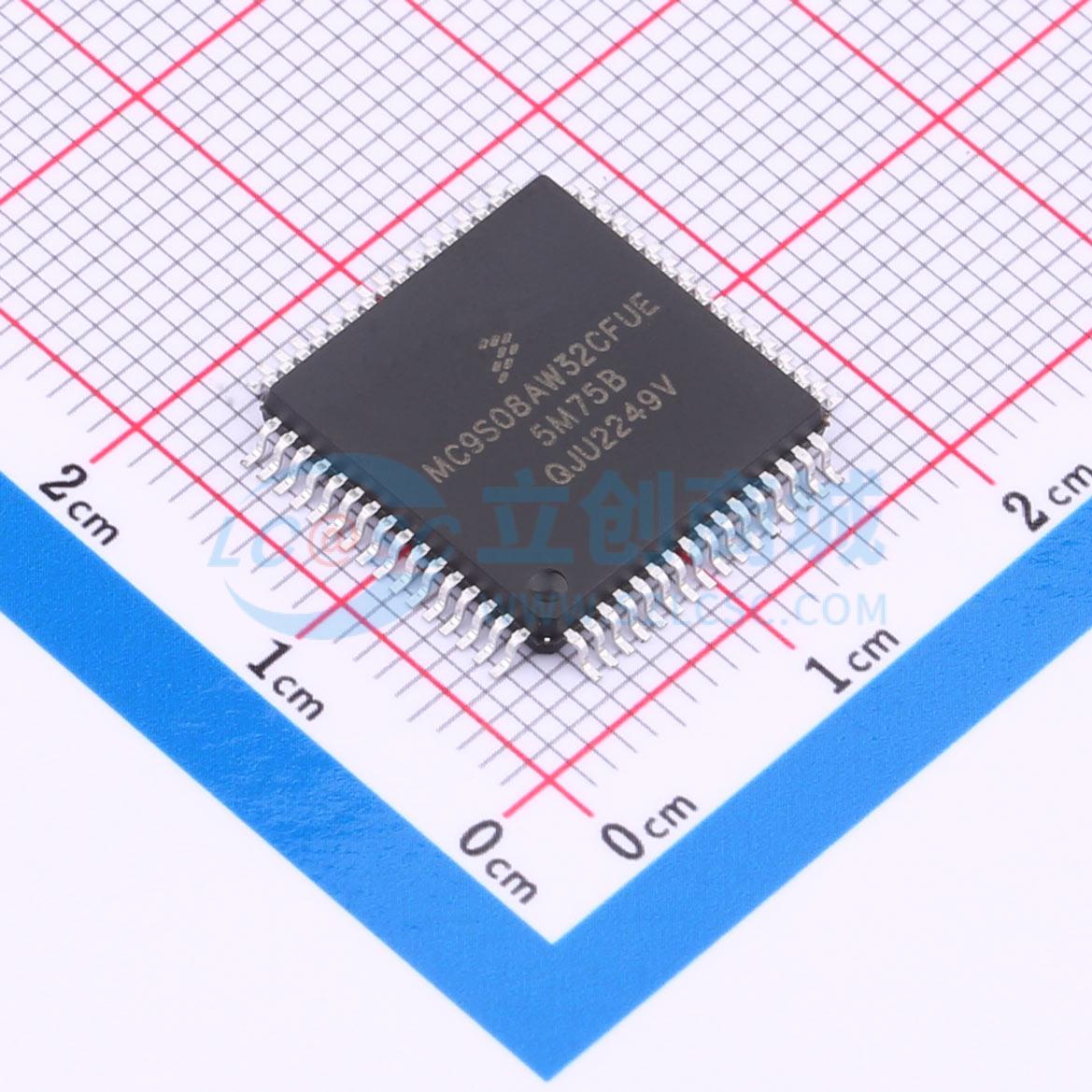 数字信号处理器(DSP/DSC) MC9S08AW32CFUE QFP-64(14x14) 原装