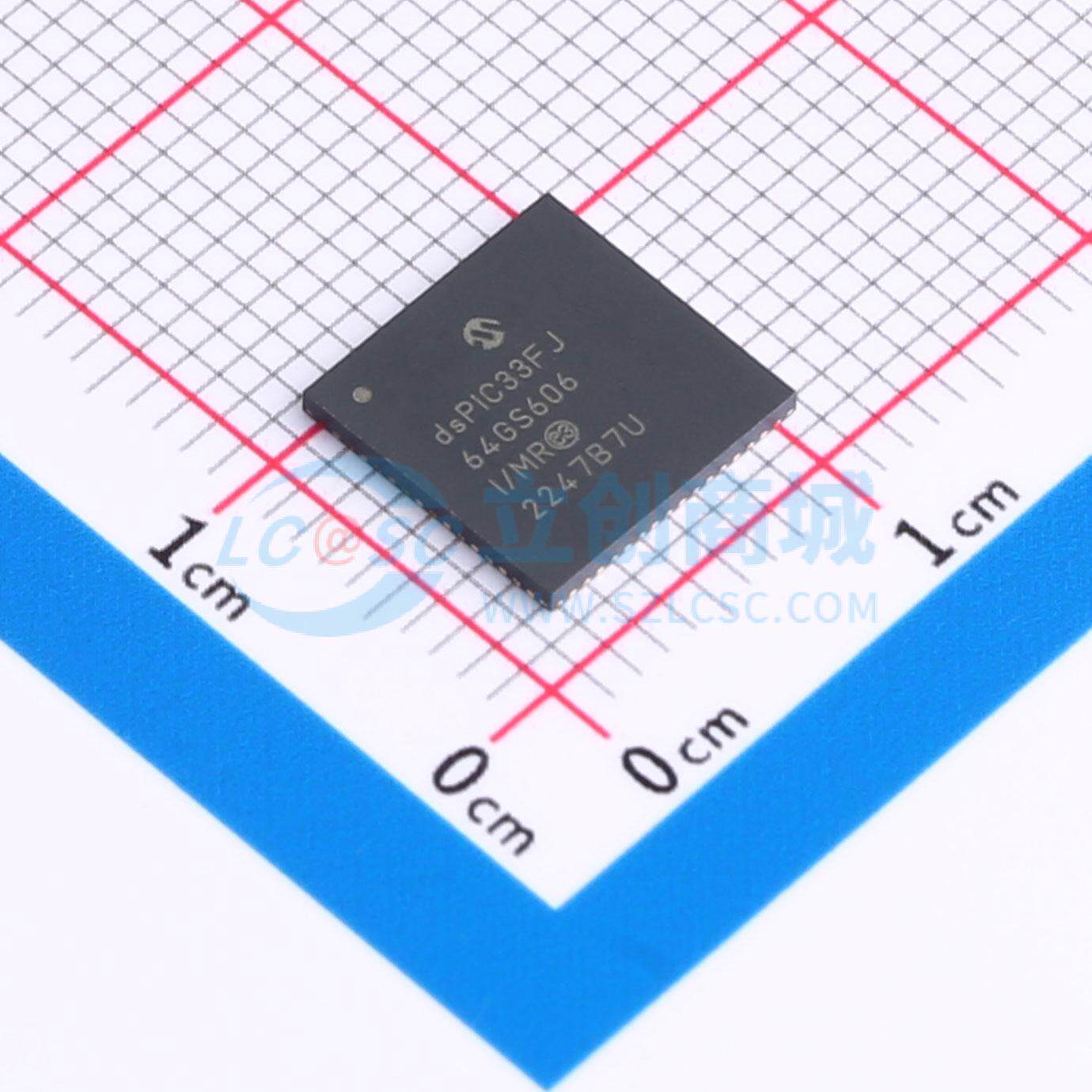 数字信号处理器(DSP/DSC) dsPIC33FJ64GS606-I/MR QFN-64-EP(9x9)