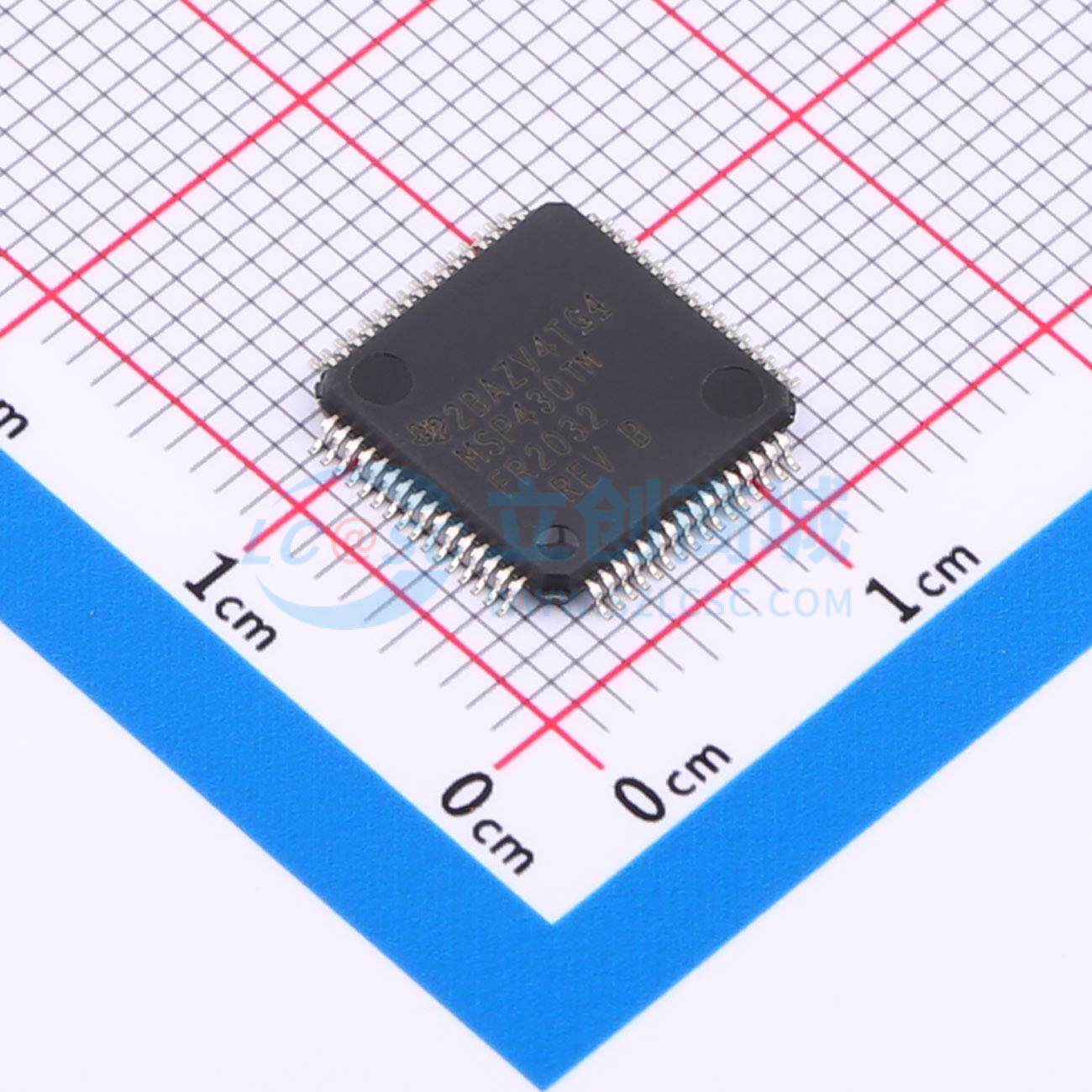 单片机(MCU/MPU/SOC) MSP430FR2032IPMR LQFP-64(10x10) 原装正品