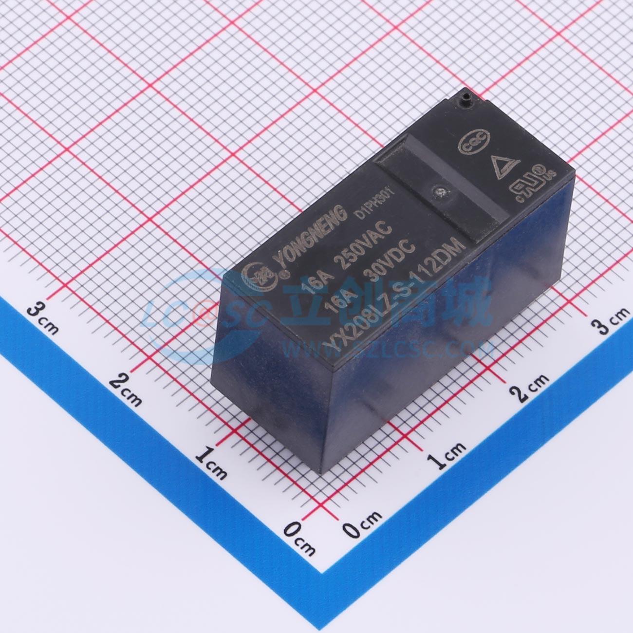 功率继电器 YX208LZ-S-112DM DIP-6 6 12V 原装 电子元器件配单