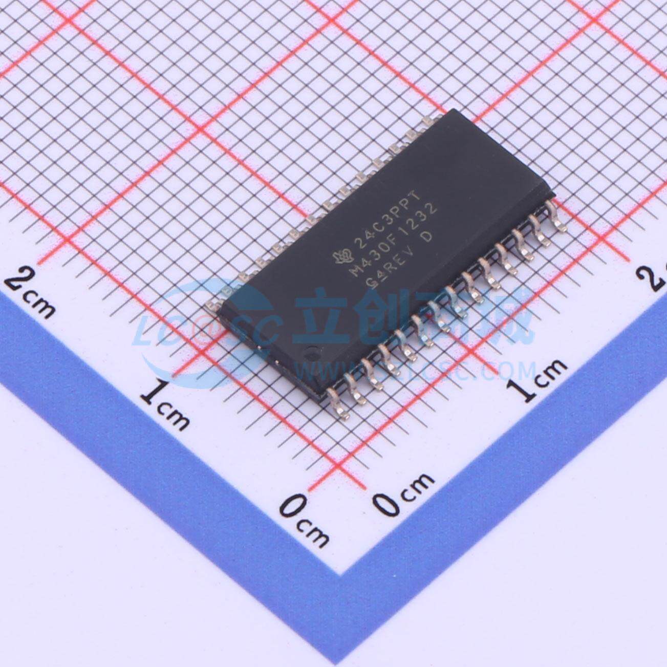 单片机(MCU/MPU/SOC) MSP430F1232IDWR SOIC-28-300mil 原装正品